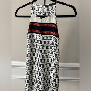 THML Tank Top || Navy/Orange print || Size Medium